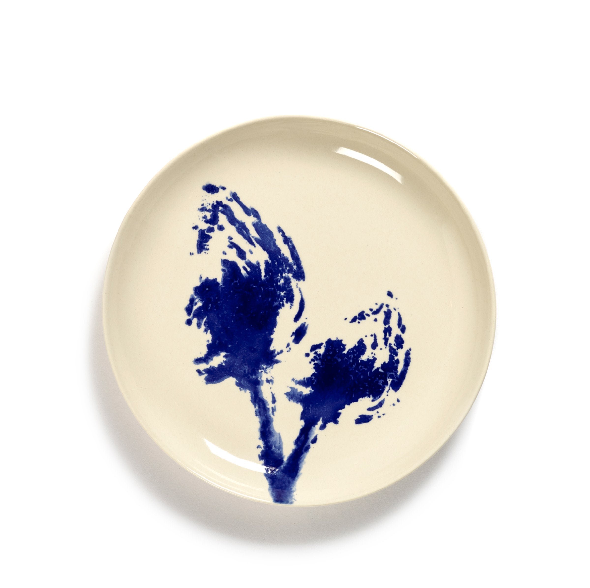 Feast White Artichoke Blue Plate - Set of 2