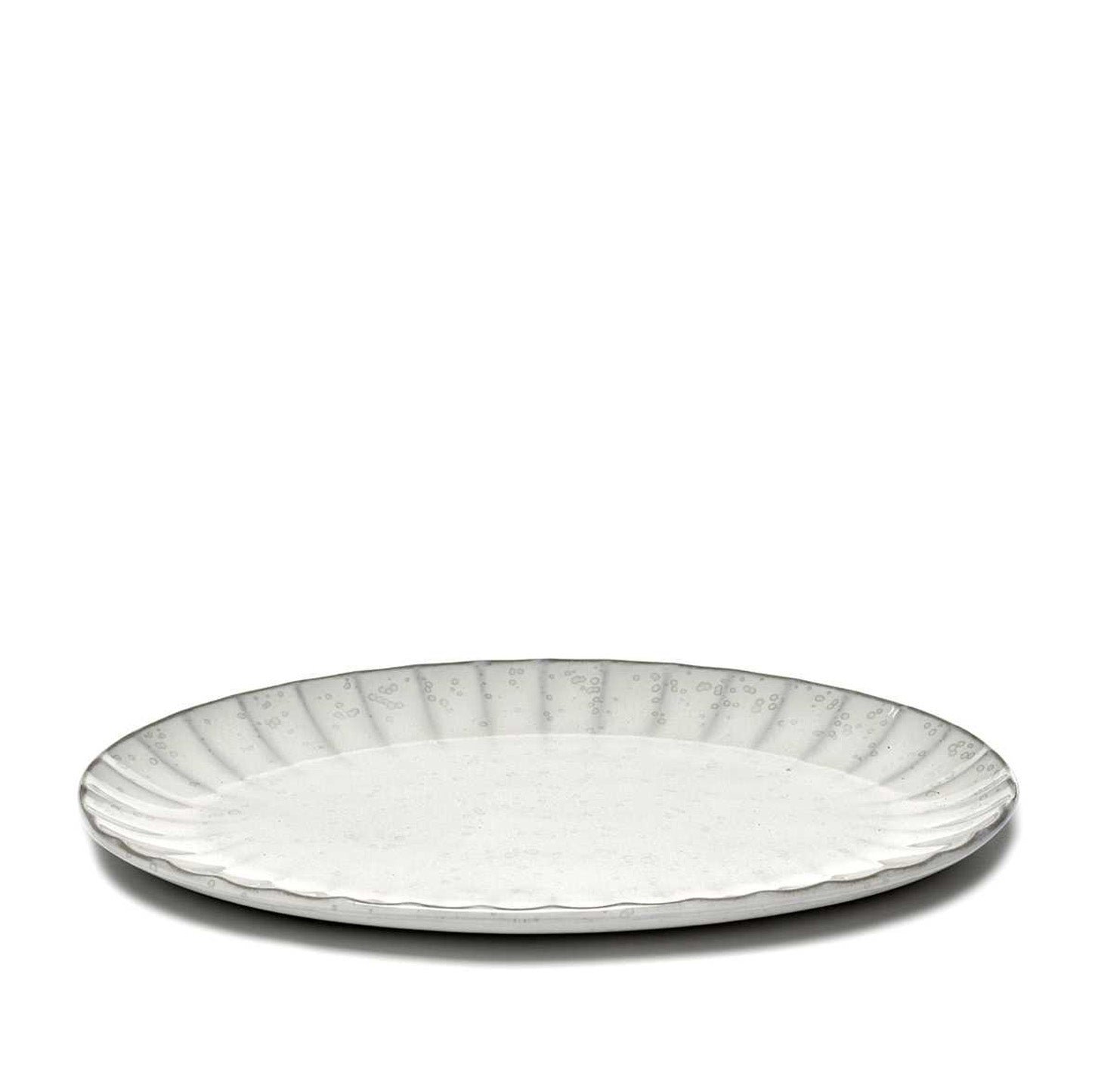 Inku Oval Plate White - Set of 2