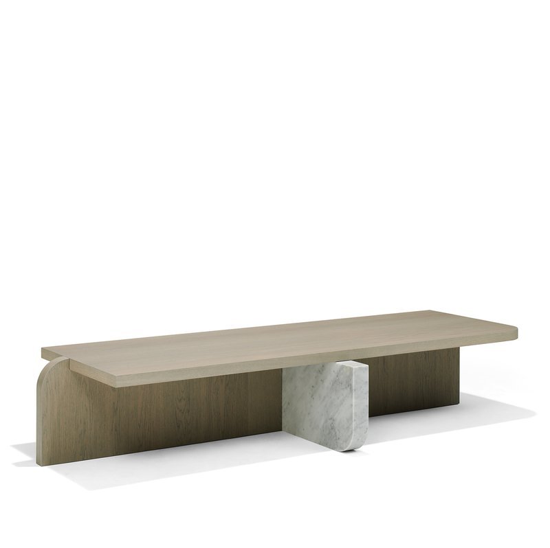 Offset coffee table