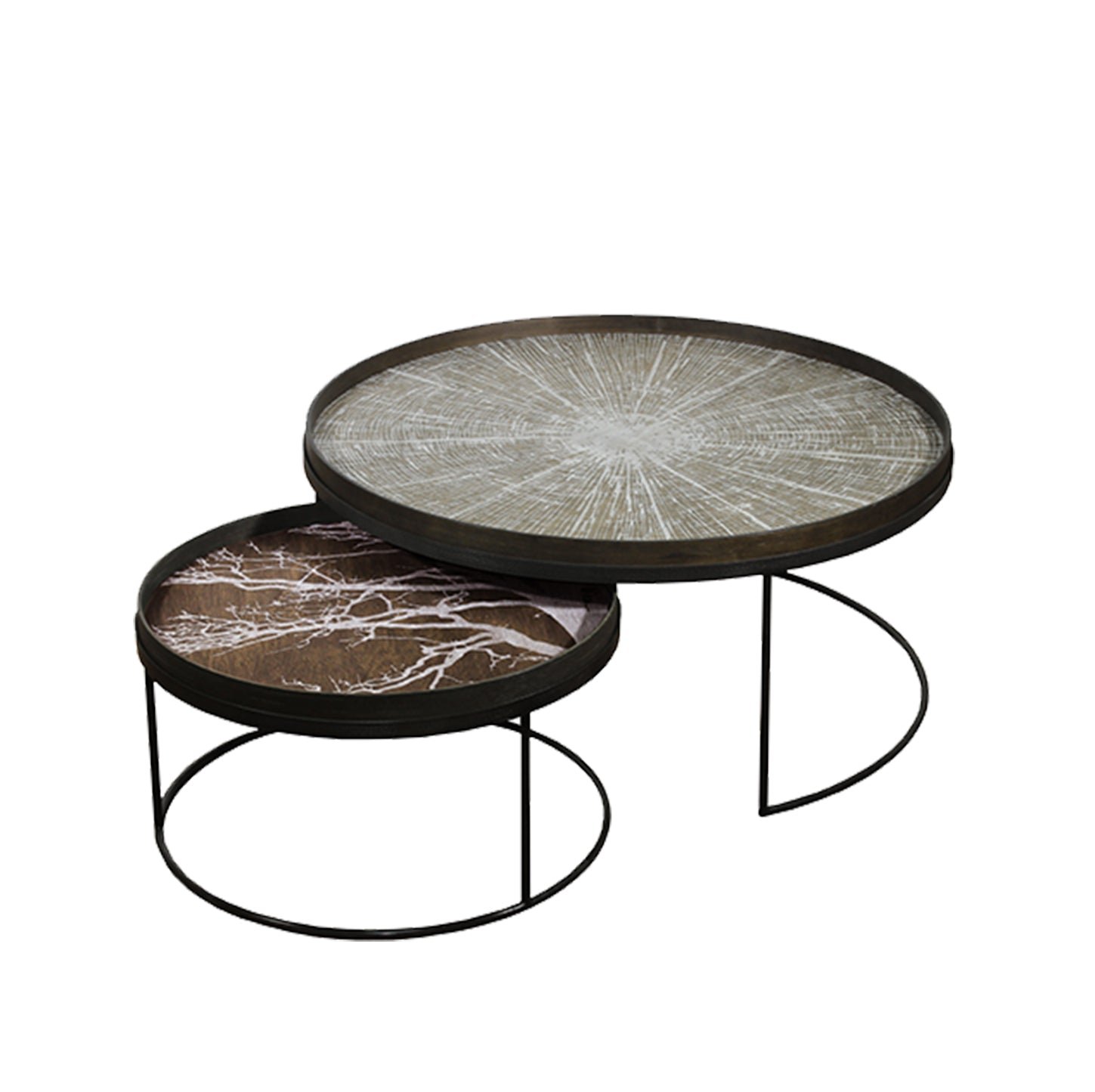 Round Tray Table Set - XL - Low